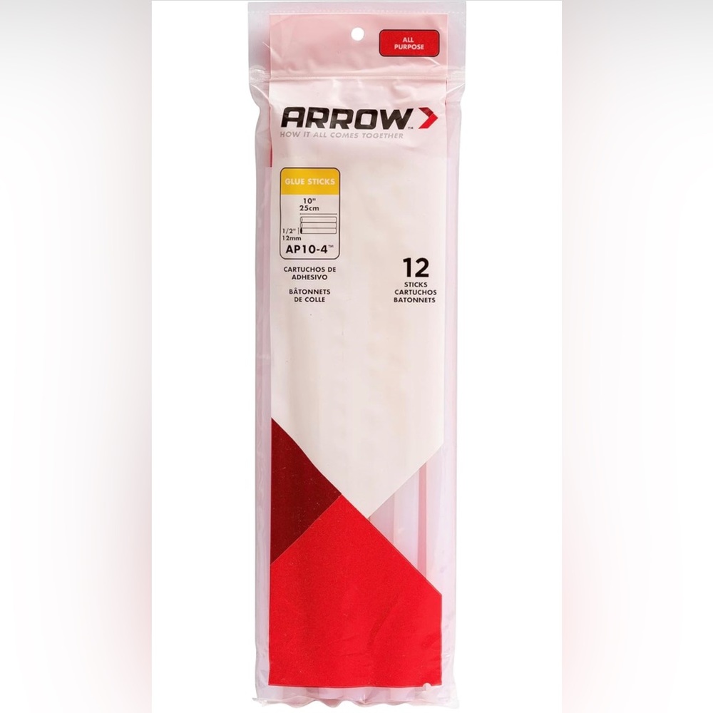 Arrow AP10-4 All Purpose Full Size Glue Sticks for Hot Glue Guns